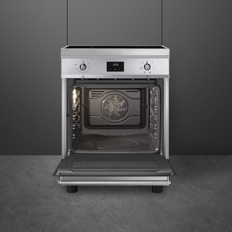Smeg Symphony Classica Cucina C6IMXT2 Acciaio Inox Made in Italy