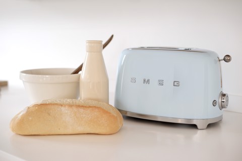 Smeg Tostapane 50's Style – Azzurro LUCIDO 2x2 – TSF01PBEU