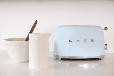 Smeg Tostapane 50's Style – Azzurro LUCIDO 2x2 – TSF01PBEU