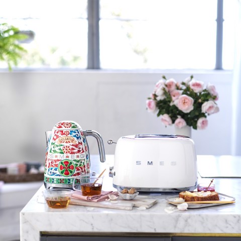 Smeg Tostapane 50's Style – Bianco LUCIDO 2x2 – TSF01WHEU
