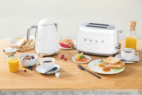 Smeg Tostapane 50's Style – Bianco LUCIDO 2x2 – TSF01WHEU