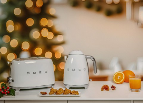 Smeg Tostapane 50's Style – Bianco LUCIDO 2x2 – TSF01WHEU