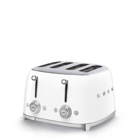 Smeg Tostapane 50's Style – Bianco LUCIDO 4x4 – TSF03WHEU