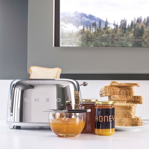 Smeg Tostapane 50's Style – Inox LUCIDO 2x2 – TSF01SSEU