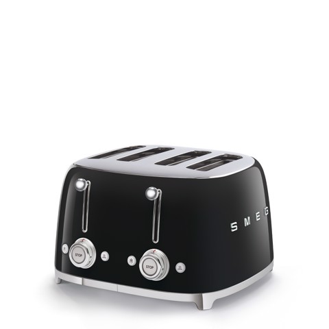 Smeg Tostapane 50's Style – Nero LUCIDO 4x4 – TSF03BLEU