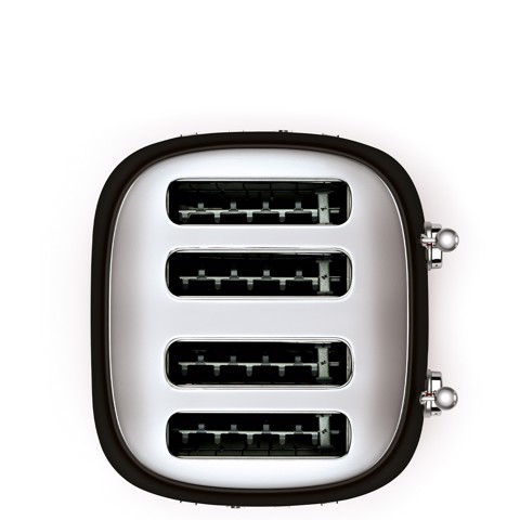 Smeg Tostapane 50's Style – Nero LUCIDO 4x4 – TSF03BLEU