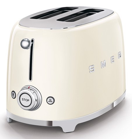 Smeg Tostapane 50's Style – Panna LUCIDO 2x2 – TSF01CREU