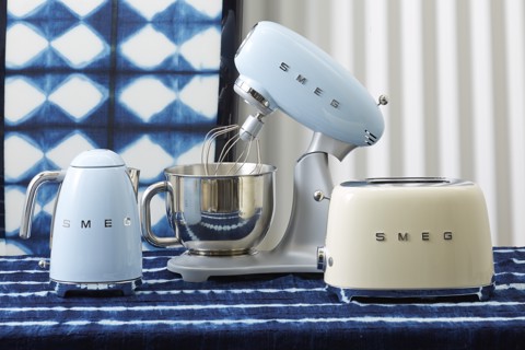 Smeg Tostapane 50's Style – Panna LUCIDO 2x2 – TSF01CREU