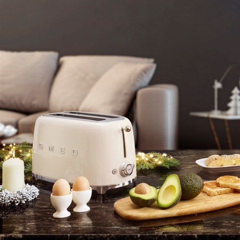 Smeg Tostapane 50's Style – Panna LUCIDO 2x2 – TSF01CREU