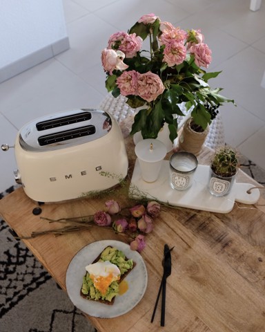 Smeg Tostapane 50's Style – Panna LUCIDO 2x2 – TSF01CREU