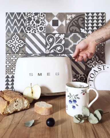 Smeg Tostapane 50's Style – Panna LUCIDO 2x2 – TSF01CREU