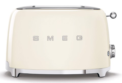 Smeg Tostapane 50's Style – Panna LUCIDO 2x2 – TSF01CREU