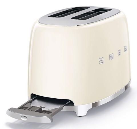 Smeg Tostapane 50's Style – Panna LUCIDO 2x2 – TSF01CREU
