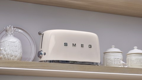 Smeg Tostapane 50's Style – Panna LUCIDO 2x4 – TSF02CREU