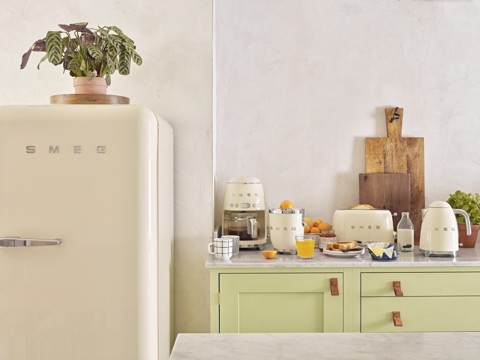Smeg Tostapane 50's Style – Panna LUCIDO 4x4 – TSF03CREU