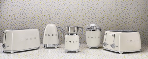 Smeg Tostapane 50's Style – Panna LUCIDO 4x4 – TSF03CREU