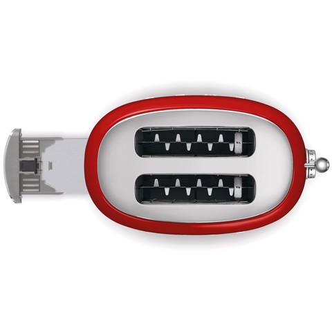 Smeg Tostapane 50's Style – Rosso LUCIDO 2x2 – TSF01RDEU