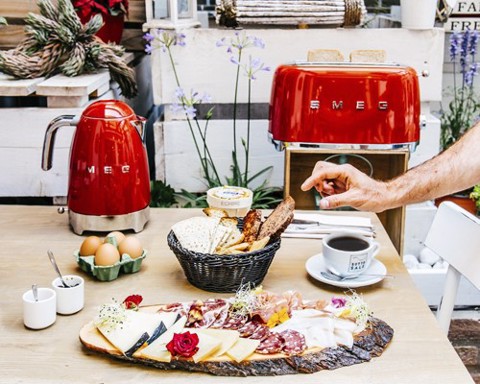 Smeg Tostapane 50's Style – Rosso LUCIDO 2x4 – TSF02RDEU