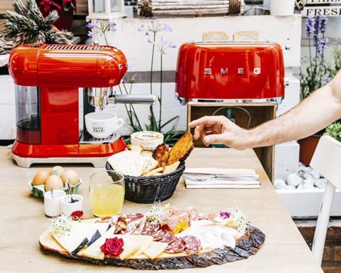 Smeg Tostapane 50's Style – Rosso LUCIDO 2x4 – TSF02RDEU