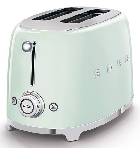 Smeg Tostapane 50's Style – Verde Pastello LUCIDO 2x2 – TSF01PGEU