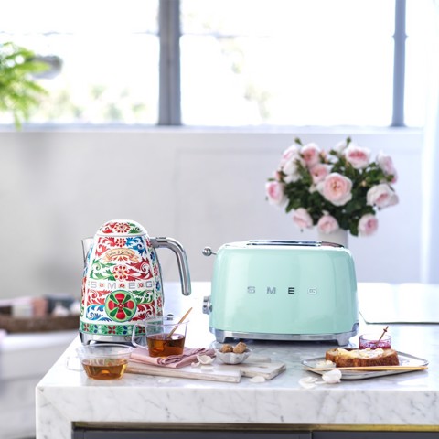 Smeg Tostapane 50's Style – Verde Pastello LUCIDO 2x2 – TSF01PGEU