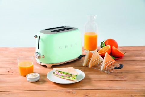 Smeg Tostapane 50's Style – Verde Pastello LUCIDO 2x2 – TSF01PGEU