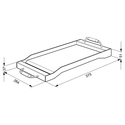 Smeg TPKX accessorio e parte per fornello Piastra teppan-yaki