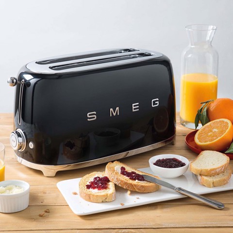 Smeg TSF02BLEU tostapane 4 fetta/e 1500 W Nero