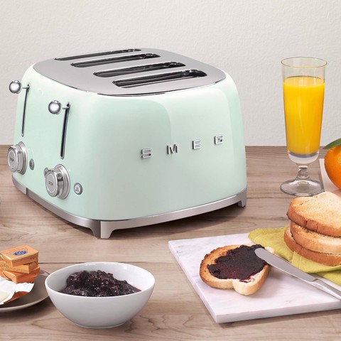 Smeg TSF03PGEU tostapane 4 fetta/e 2000 W Verde