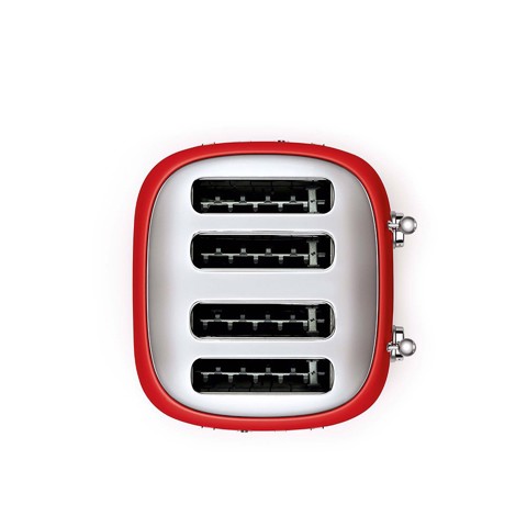 Smeg TSF03RDEU tostapane 4 fetta/e 2000 W Rosso