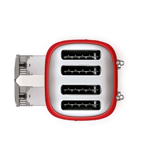 Smeg TSF03RDEU tostapane 4 fetta/e 2000 W Rosso