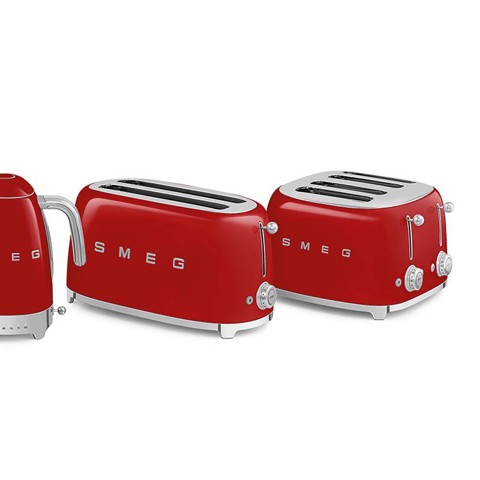 Smeg TSF03RDEU tostapane 4 fetta/e 2000 W Rosso