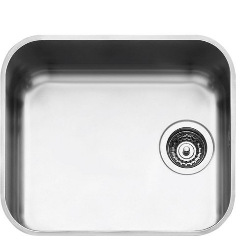 Smeg UM45 lavello Lavello sottopiano Rettangolare Acciaio inox Made in Italy
