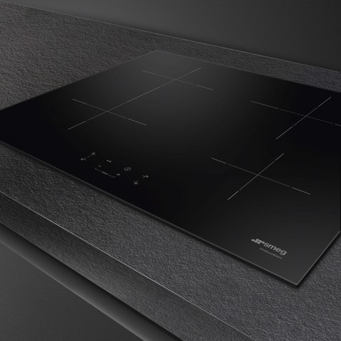 Smeg Universal SI1B2642D piano cottura Nero Da incasso 60 cm Piano cottura a induzione 4 Fornello(i) Made in Italy