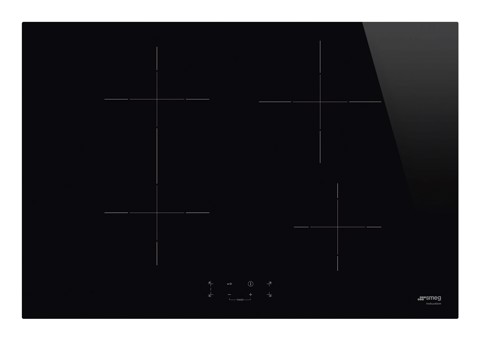 Smeg Universal SI1B2742D piano cottura Nero Da incasso 75 cm Piano cottura a induzione 4 Fornello(i) Made in Italy