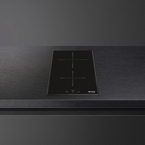 Smeg Universal Universale Piano di cottura SI5322B Nero Made in Italy