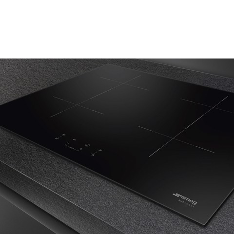 Smeg Universal Universale Piano di cottura SIB2641D Nero Made in Italy