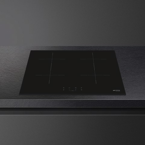 Smeg Universal Universale Piano di cottura SIB2641D Nero Made in Italy
