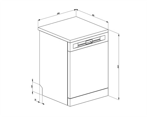 Smeg Universale Lavastoviglie LVS344BQX Acciaio Inox
