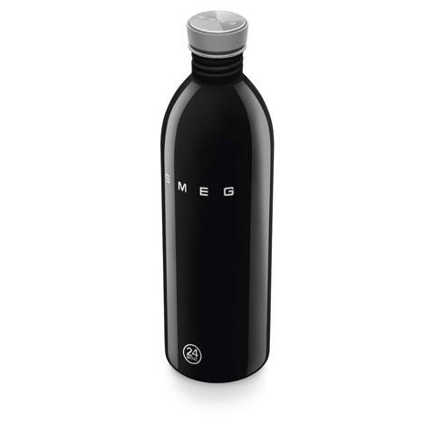 Smeg WBF02BL borraccia Uso quotidiano 1000 ml Acciaio inox Nero