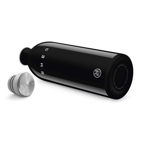 Smeg WBF02BL borraccia Uso quotidiano 1000 ml Acciaio inox Nero