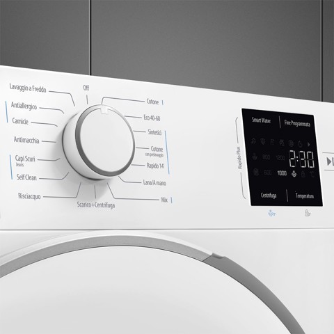 Smeg WMC72SEA lavatrice Caricamento frontale 7 kg 1200 Giri/min Bianco