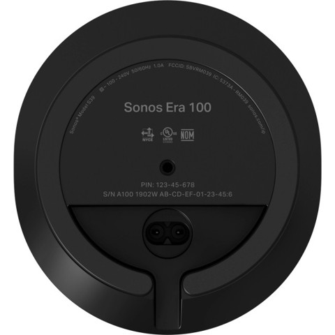 Sonos Era 100 altoparlante Nero Con cavo e senza cavo