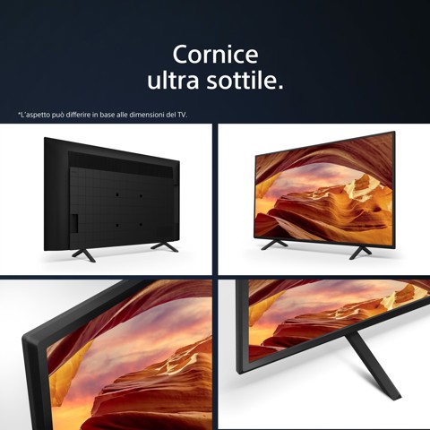 Sony BRAVIA | KD-50X75WL | LED | 4K HDR | Google TV | ECO PACK | BRAVIA CORE | Narrow Bezel Design
