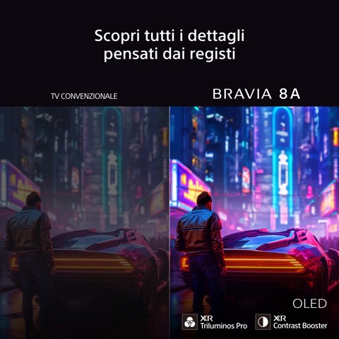 Sony BRAVIA XR XR8A 139,7 cm (55") 4K OLED Smart TV Wi-Fi Nero