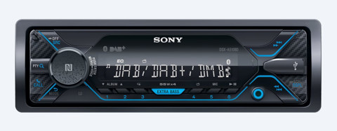 Sony DSX-A510KIT  Autoradio Dab/Dab Plus con usb Nero Bluetooth