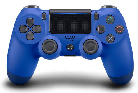 Sony Dualshock 4 V2 Blu Bluetooth/USB Gamepad Analogico/Digitale PlayStation 4