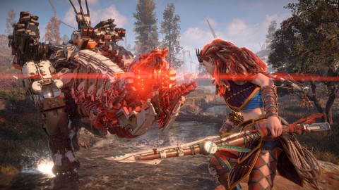 Sony Horizon Zero Dawn Remastered Edition PS5 Rimasterizzata Arabo, BRA, Tedesca, Inglese, ESP, Francese, ITA, Polacco, Portoghese, Russo PlayStation 5