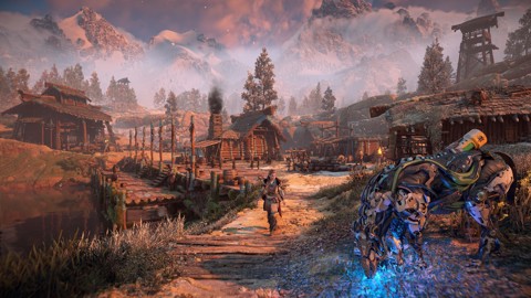 Sony Horizon Zero Dawn Remastered Edition PS5 Rimasterizzata Arabo, BRA, Tedesca, Inglese, ESP, Francese, ITA, Polacco, Portoghese, Russo PlayStation 5