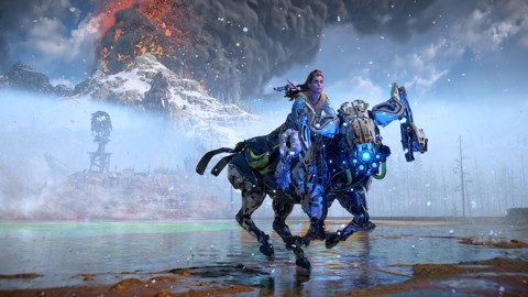Sony Horizon Zero Dawn Remastered Edition PS5 Rimasterizzata Arabo, BRA, Tedesca, Inglese, ESP, Francese, ITA, Polacco, Portoghese, Russo PlayStation 5
